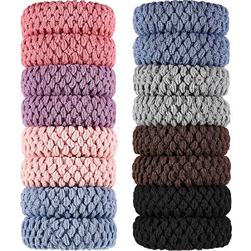 16 Pieces Thick Cotton Hair Ties Seamless Cotton Hair Bands No Crease No Break No Slip Hair Bands Seamless Hair Elastics Ties Thick Stretchy Ponytail Holders for Women Girls Mixed Color 16 Pieces Thick Cotton Hair Ties Seamless Cotton Hair Bands No Crease No Break No Slip Hair Bands Seamless Hair Elastics Ties Thick Stretchy Ponytail Holders for Women Girls Mixed Color