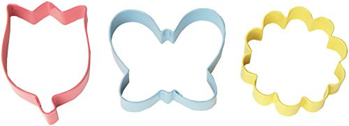 Wilton 2308-0948 Flower Cookie Cutter, Set of 3
