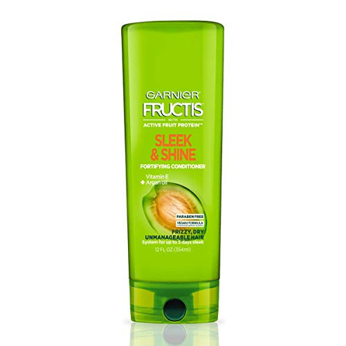 Garnier Fructis Sleek   Shine Conditioner Frizzy Dry Unmanageable Hair 12 fl_ oz_