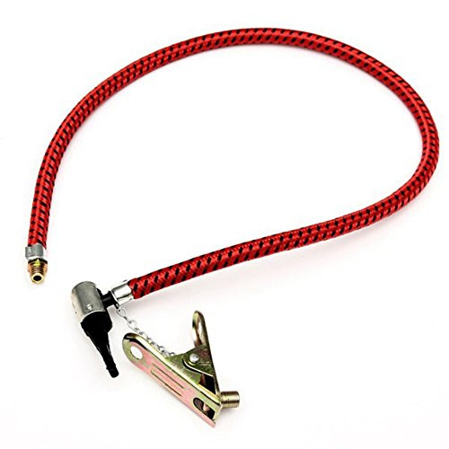 Bicycle Bike Tires Tyre Hand Air Pump Hose Tube Floor Pump Hose with Adapter Car Tire Inflator Replacement Hose Bicycle Air Pump Hose Rubber Tool Portable