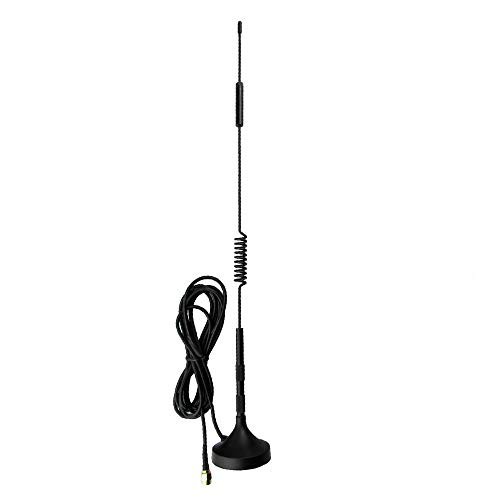 SMA Antenna 12dBi 4G Antenna 700MHz-2700MHz Wide Band 3G 4G LTE GSM Magnet Mount Cellular Antenna by Woostars