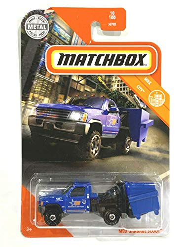 Matchbox 2020 MBX City10100 MBX Garbage-Scout Blue