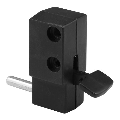 Defender Security S 4041 Step-On Sliding Door Lock, Black Finish