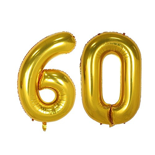40inch Gold Number 60 Balloon Party Festival Decorations Birthday Anniversary Jumbo foil Helium Balloons Party Supplies use Them as Props for Photos 40inch Gold Number 60 40inch Gold Number 60 Balloon Party Festival Decorations Birthday Anniversary Jumbo foil Helium Balloons Party Supplies use Them as Props for Photos 40inch Gold Number 60