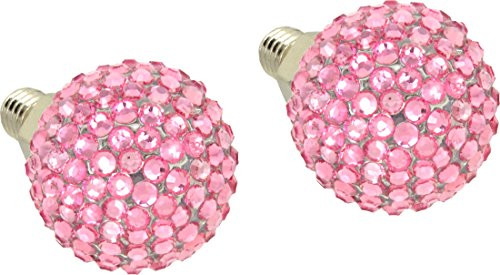 Bell Automotive 22-1-46514-8 Pink Disco Diamonds License Plate Fasteners