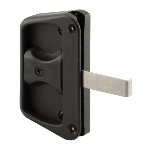 Prime-Line Products A 243 Sliding Screen Door Latch with Screws, Black, 1-Pack