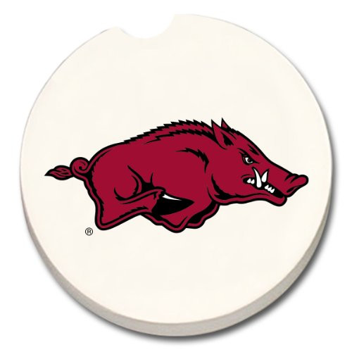 NCAA Arkansas Razorbacks Absorbent Car Coaster
