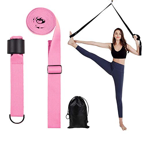 Adjustable Leg Stretcher SN?KUG? Lengthen Ballet Stretch Band - Easy Install on Door Flexibility Stretching Leg Strap Great Cheer Dance Gymnastics Trainer Stretching EquipmentPink Adjustable Leg Stretcher SN?KUG? Lengthen Ballet Stretch Band - Easy Install on Door Flexibility Stretching Leg Strap Great Cheer Dance Gymnastics Trainer Stretching EquipmentPink