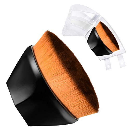 MAXCCC Kabuki Makeup Brush Foundation Makeup Brush Kabuki Foundation Brushes With Protective Box Flat Top Kabuki Face Blush For Liquid Foundation Cream Or Flawless Powder MAXCCC Kabuki Makeup Brush Foundation Makeup Brush Kabuki Foundation Brushes With Protective Box Flat Top Kabuki Face Blush For Liquid Foundation Cream Or Flawless Powder