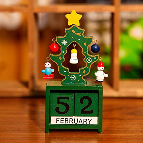 VIAYA Christmas Wooden Advent Calendar DIY Number Date Blocks Tabletop Desk Santa Christmas Tree Countdown Calendar Decoration VIAYA Christmas Wooden Advent Calendar DIY Number Date Blocks Tabletop Desk Santa Christmas Tree Countdown Calendar Decoration