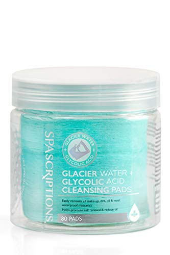 Glacier Water- Glycolic Acid Cleansing Pads - 80Ct