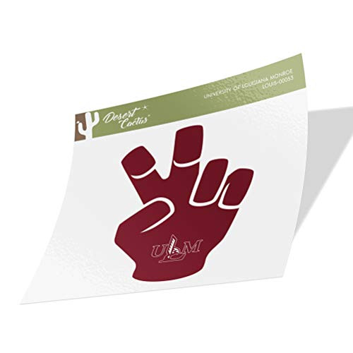 University of Louisiana Monroe ULM Warhawks NCAA Vinyl Decal Laptop Water Bottle Car Scrapbook Sticker - 00053