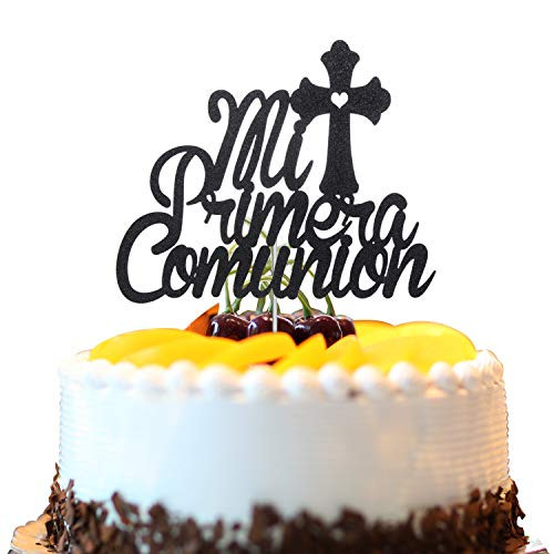 Mi Primera Comunion Cake TopperSpanish First Communion Cake Decor Catholic First Holy Communion Party Decorations Mi PC B