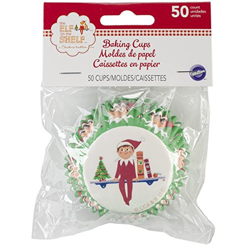Wilton 415-8551 50 Count Elf on The Shelf Baking Cups Wilton 415-8551 50 Count Elf on The Shelf Baking Cups