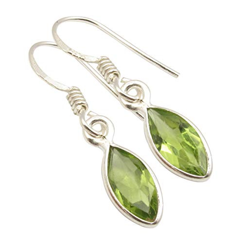 SilverStarJewel 925 Sterling Silver Natural Cut Peridot Earrings 1_2 New Jewelry SilverStarJewel 925 Sterling Silver Natural Cut Peridot Earrings 1_2 New Jewelry