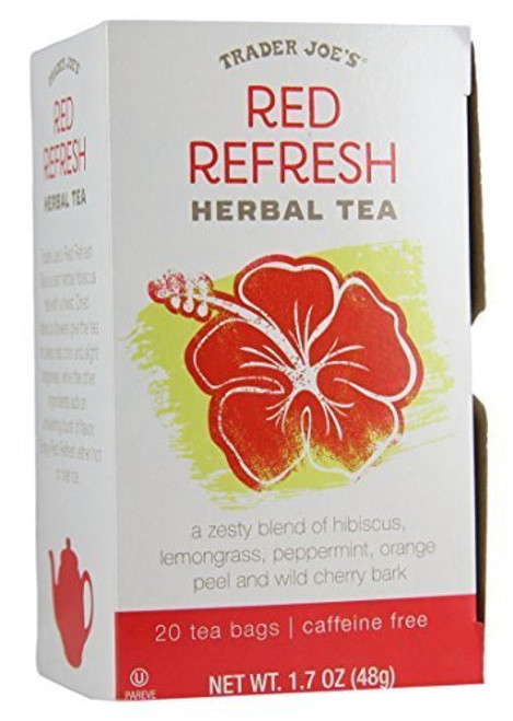 Trader Joes - Herbal Tea - Red Refresh - 20 Tea Bags
