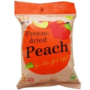 Wel-B Freeze-dried Peach Freeze-dried Fruit Snack Unsweetened and 0 Fat Real Healthy Snack 14g_