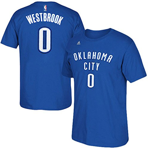 NBA Youth 8-20 Performance Game Time Team Color Player Name and Number Jersey T-Shirt Small 8 Russell Westbrook