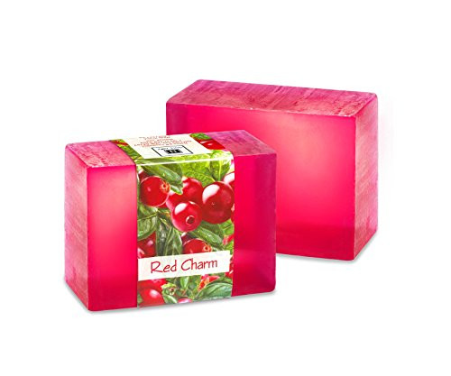 N Nabila K Vegetable Glycerin Bar Soap Red Charm Single Bar 4_5oz127_5g each