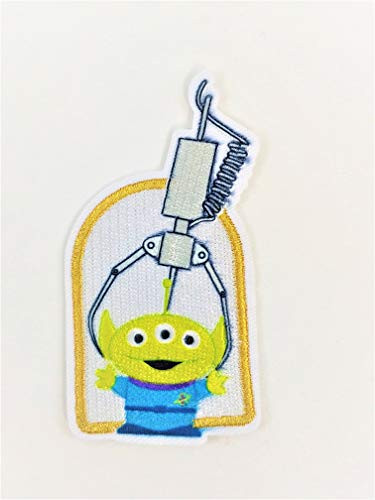 Pixar Toy Story Alien Claw Embroidered Iron On Sew On Patch Applique