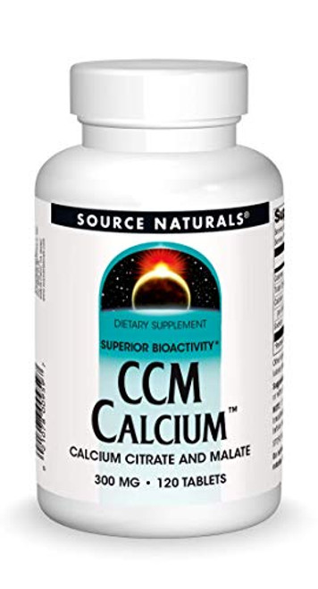 Source Naturals CCM Calcium -- 300 mg - 120 Tablets