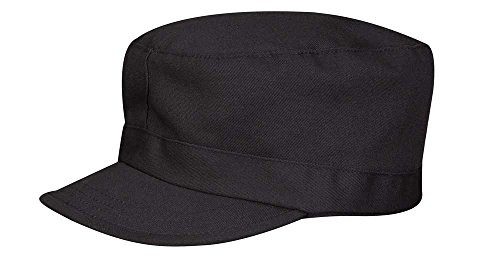 Propper Mens Bdu Patrol Cap - 6535 Twill Black Small