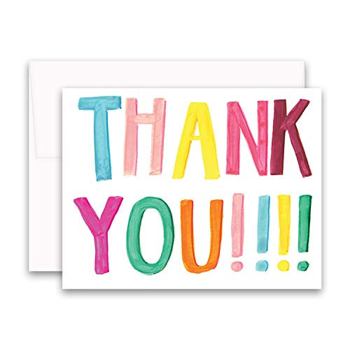 Curly Girl Design  Big Thank Thank You Notes  Pack of 6 Cards