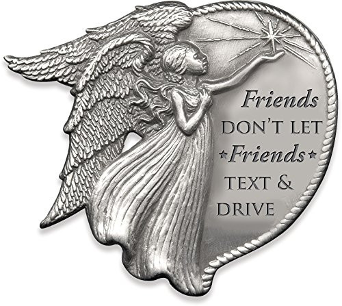 AngelStar 15671 Friends Dont Let Friends Angel Visor Clip 2-12