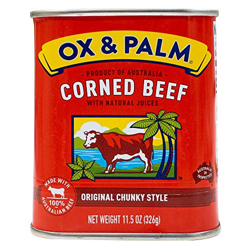 Ox   Palm Corned Beef Original Chunky Style - Tapered Can 11_5 Ounce