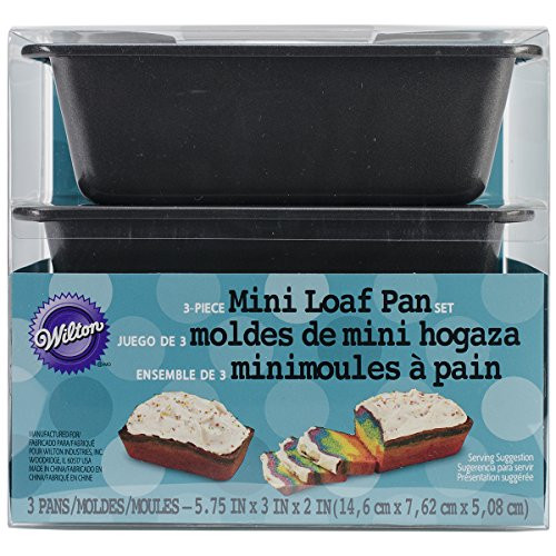 Wilton Non-Stick Mini Loaf Pan Set, 3-Piece