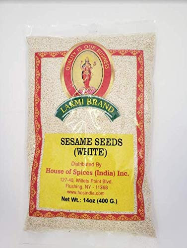 Laxmi All-Natural White Sesame Seeds - 14oz