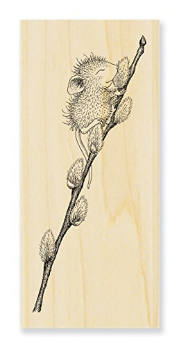 Stampendous HMN01 House Mouse Wood Stamp Willow Climb
