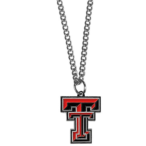 NCAA Siskiyou Sports Fan Shop Texas Tech Red Raiders Chain Necklace with Small Charm 22 inch Team Color