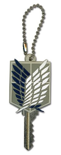 Great Eastern Entertainment Attack On Titan Scout Regiment Kepcap Keychain