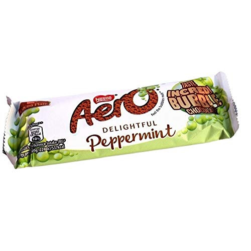 Nestle Aero Mint Chocolate Bar - 36g - Pack of 4