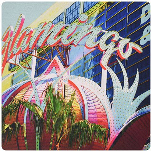 3dRose LLC 8 x 8 x 0_25 A Building in Las Vegas Strip in Vibrant Colors Mouse Pad mp-79985-1
