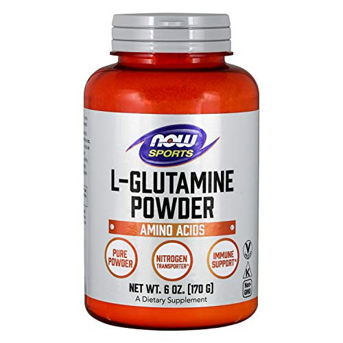 NOW Sports Nutrition L-Glutamine Pure Powder Nitrogen Transporter* Amino Acid 6-Ounce NOW Sports Nutrition L-Glutamine Pure Powder Nitrogen Transporter* Amino Acid 6-Ounce