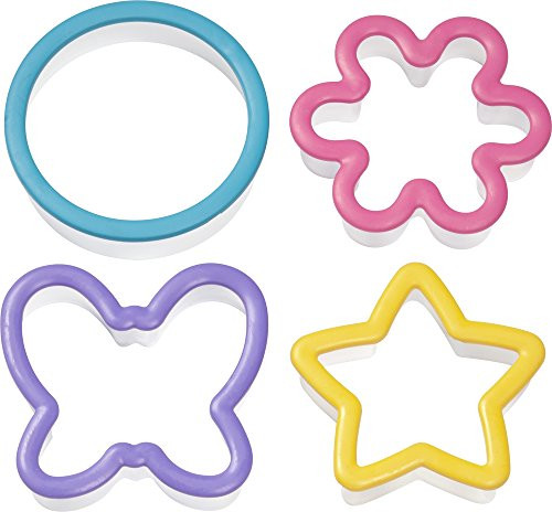 Wilton 2311-1337 4-Piece Comfort Grip Cookie Cutter Set, Assorted Wilton 2311-1337 4-Piece Comfort Grip Cookie Cutter Set, Assorted