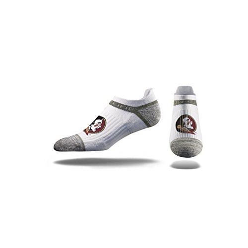 NCAA Mens Florida State Seminoles Strideline Ankle Socks Team Color  One Size