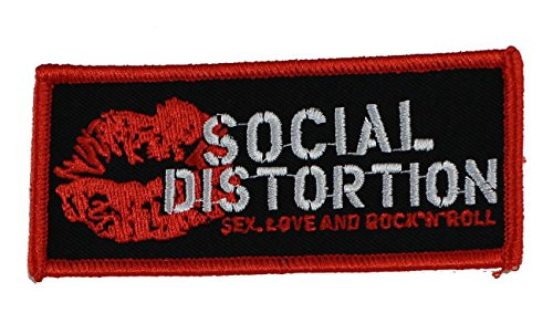 C D Visionary Application Social Distortion Lip Logo Patch