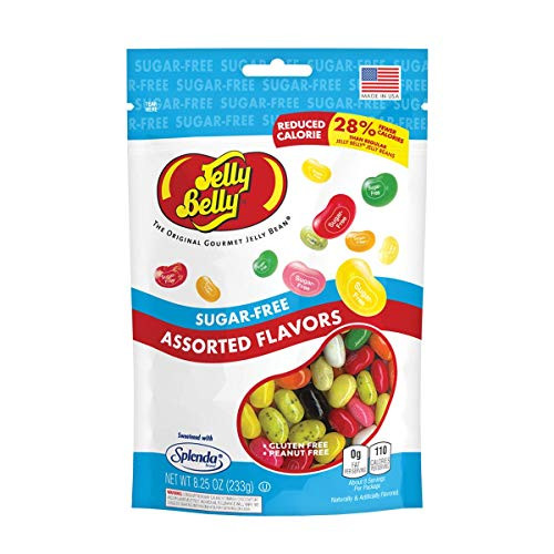 Jelly Belly Sugar Free - 8_25 oz Bag - Official Genuine Straight from the Source Jelly Belly Sugar Free - 8_25 oz Bag - Official Genuine Straight from the Source