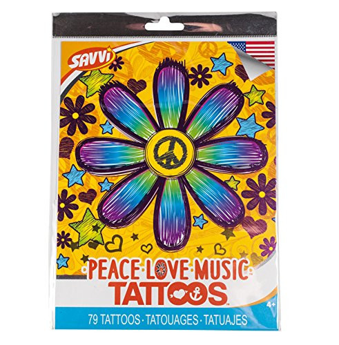Savvi Set of 50 Temporary Tattoos Styles Vary 3-Pack
