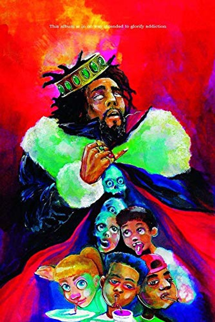 Inked and Screened J Cole KOD Album Music Poster 12x18