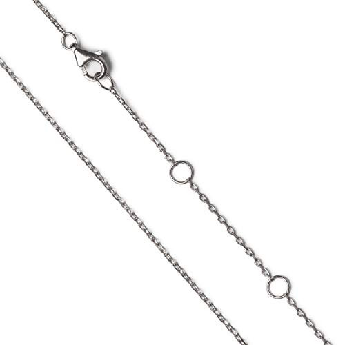 AO 18-20 inch Adjustable Cable Chain Necklace in _925 Sterling Silver