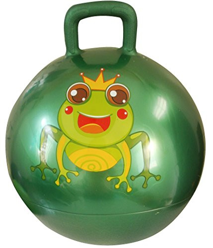 AppleRound Space Hopper Ball with Pump 15in38cm Diameter for Ages 3-5 Hop Ball Kangaroo Bouncer Hoppity Hop