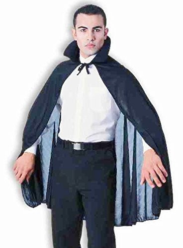 Forum Novelties mens 45-inch Black Cape Costume Accessory Black One Size US