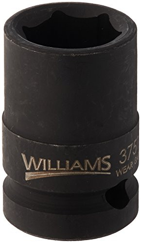 Williams 37516 16mm Shallow 6-Point Impact Socket, 1/2 Drive