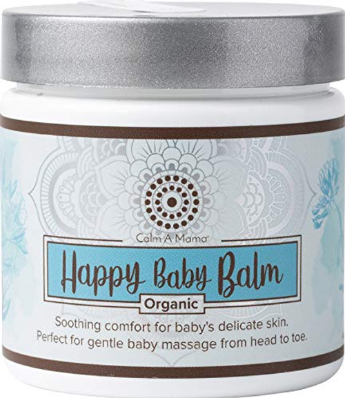 Happy Baby Balm by Calm-A-Mama 4 oz_ - Organic Diaper Cream for Healing and Soothing Baby Rash Cradle Cap Eczema and More - Lanolin-Free - Rash Ointment USDA Certified Happy Baby Balm by Calm-A-Mama 4 oz_ - Organic Diaper Cream for Healing and Soothing Baby Rash Cradle Cap Eczema and More - Lanolin-Free - Rash Ointment USDA Certified