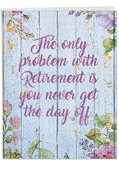 Blooming Driftwood B - Cute Floral Retirement Greeting Card with Envelope Big 8_5 x 11 Inch - Flower Decorated Wood Congratulations Card From All Of Us - Farewell Appreciation Gift J6108BRTG-US Blooming Driftwood B - Cute Floral Retirement Greeting Card with Envelope Big 8_5 x 11 Inch - Flower Decorated Wood Congratulations Card From All Of Us - Farewell Appreciation Gift J6108BRTG-US