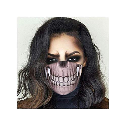 deladola Cosplay Halloween Costume White Skeleton Skull Costumes Halloween Festival Party Scary Costume for Men and Women